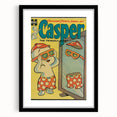 Vintage Comics Wall Art – Casper Retro Comic Book Poster
