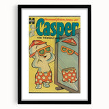 Vintage Comics Wall Art – Casper Retro Comic Book Poster
