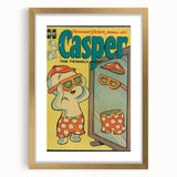 Vintage Comics Wall Art – Casper Retro Comic Book Poster