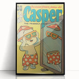 Vintage Comics Wall Art – Casper Retro Comic Book Poster