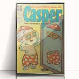 Vintage Comics Wall Art – Casper Retro Comic Book Poster