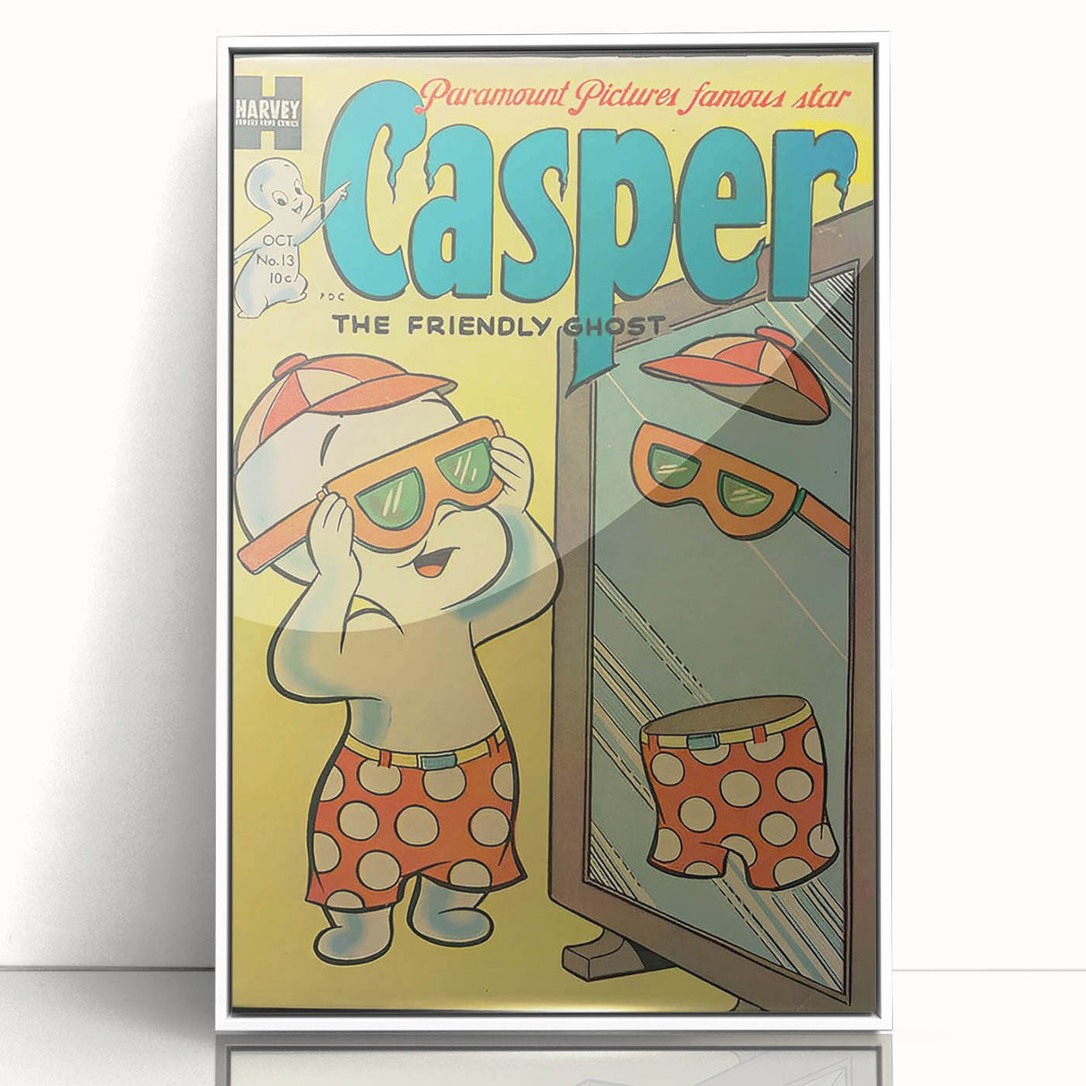 Vintage Comics Wall Art – Casper Retro Comic Book Poster
