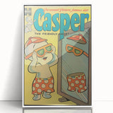 Vintage Comics Wall Art – Casper Retro Comic Book Poster