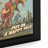 Vintage Comics Wall Art – Joker Retro Villain Comic Book Poster