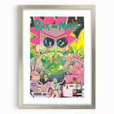 Vintage Comics Wall Art – Rick and Morty Retro Sci-Fi Poster