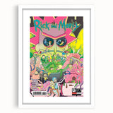 Vintage Comics Wall Art – Rick and Morty Retro Sci-Fi Poster