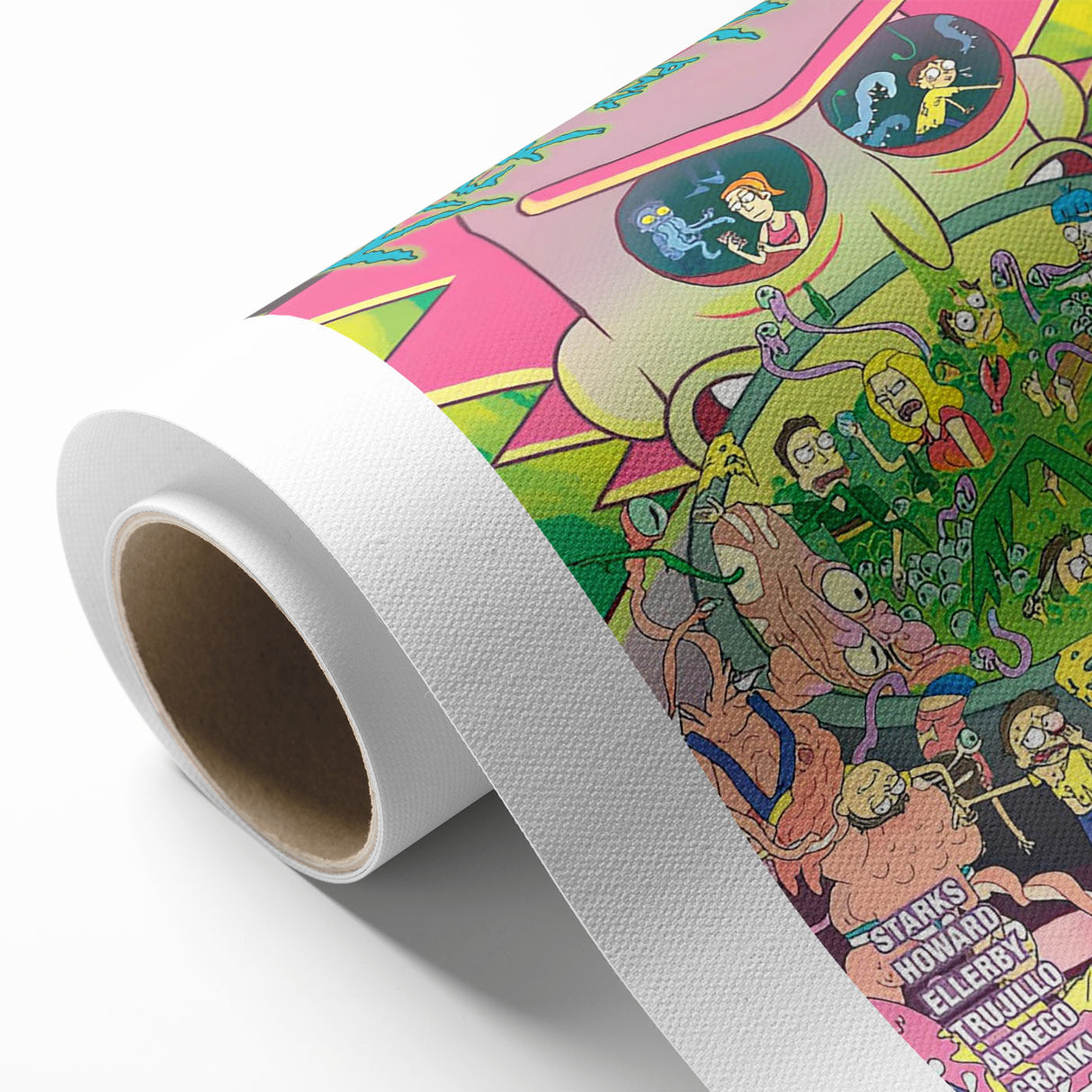Vintage Comics Wall Art – Rick and Morty Retro Sci-Fi Poster