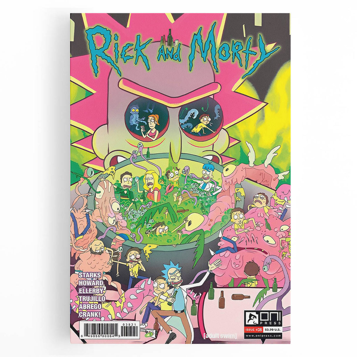 Vintage Comics Wall Art – Rick and Morty Retro Sci-Fi Poster
