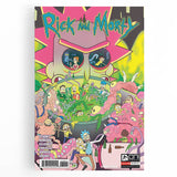 Vintage Comics Wall Art – Rick and Morty Retro Sci-Fi Poster