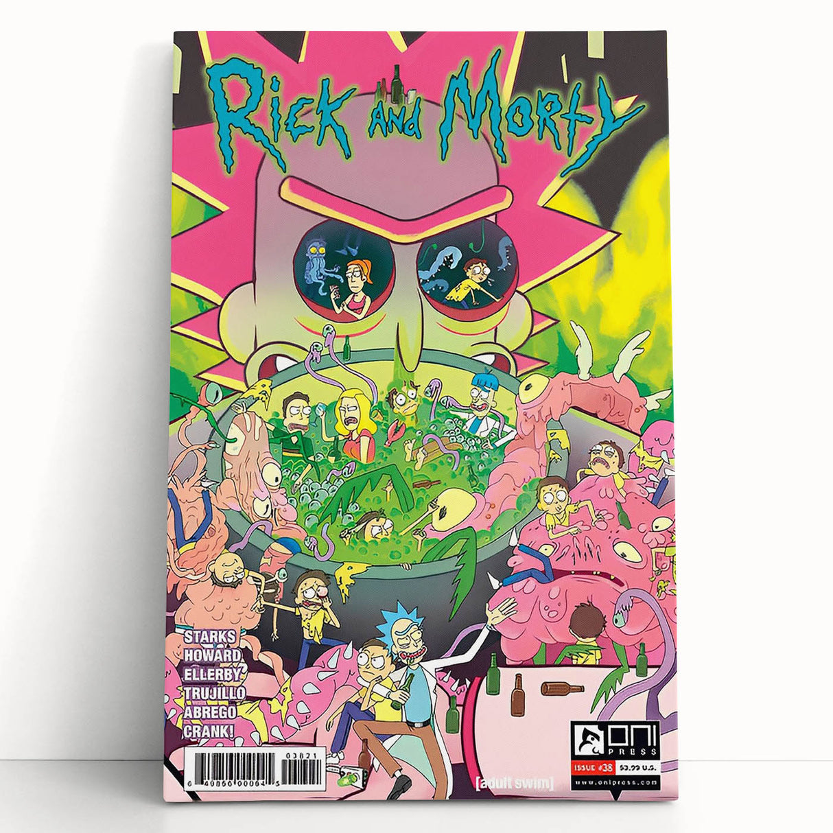 Vintage Comics Wall Art – Rick and Morty Retro Sci-Fi Poster