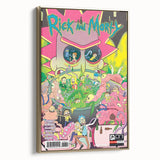 Vintage Comics Wall Art – Rick and Morty Retro Sci-Fi Poster