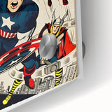 Vintage Comics Wall Art – The Avengers Retro Superhero Poster