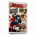Vintage Comics Wall Art – The Avengers Retro Superhero Poster