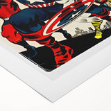 Vintage Comics Wall Art – The Avengers Retro Superhero Poster