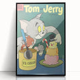 Vintage Comics Wall Art – Tom and Jerry Ice Cream Retro Poster
