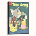 Vintage Comics Wall Art – Tom and Jerry Ice Cream Retro Poster