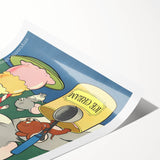 Vintage Comics Wall Art – Tom and Jerry Ice Cream Retro Poster