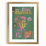Vintage Comics Wall Art – The Pink Panther Retro Cartoon Poster