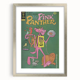 Vintage Comics Wall Art – The Pink Panther Retro Cartoon Poster