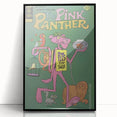 Vintage Comics Wall Art – The Pink Panther Retro Cartoon Poster