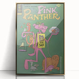 Vintage Comics Wall Art – The Pink Panther Retro Cartoon Poster