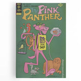 Vintage Comics Wall Art – The Pink Panther Retro Cartoon Poster