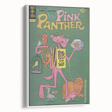Vintage Comics Wall Art – The Pink Panther Retro Cartoon Poster