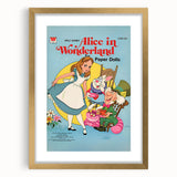Vintage Comics Wall Art – Alice in Wonderland Retro Poster