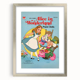 Vintage Comics Wall Art – Alice in Wonderland Retro Poster