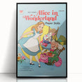 Vintage Comics Wall Art – Alice in Wonderland Retro Poster
