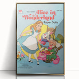 Vintage Comics Wall Art – Alice in Wonderland Retro Poster