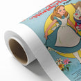 Vintage Comics Wall Art – Alice in Wonderland Retro Poster