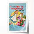 Vintage Comics Wall Art – Alice in Wonderland Retro Poster
