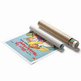 Vintage Comics Wall Art – Alice in Wonderland Retro Poster