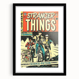 Vintage Comics Wall Art – Stranger Things Retro Sci-Fi Poster