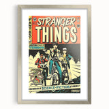 Vintage Comics Wall Art – Stranger Things Retro Sci-Fi Poster