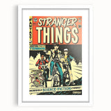Vintage Comics Wall Art – Stranger Things Retro Sci-Fi Poster