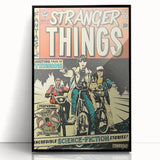 Vintage Comics Wall Art – Stranger Things Retro Sci-Fi Poster