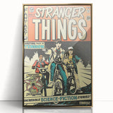 Vintage Comics Wall Art – Stranger Things Retro Sci-Fi Poster