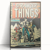 Vintage Comics Wall Art – Stranger Things Retro Sci-Fi Poster