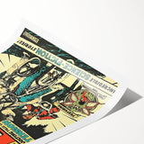 Vintage Comics Wall Art – Stranger Things Retro Sci-Fi Poster