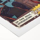 Vintage Comics Wall Art – The Incredibles Retro Superhero Poster