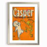 Vintage Comics Wall Art – Casper Retro Halloween Comic Poster