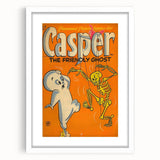 Vintage Comics Wall Art – Casper Retro Halloween Comic Poster