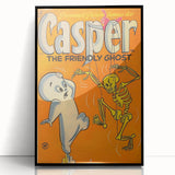 Vintage Comics Wall Art – Casper Retro Halloween Comic Poster