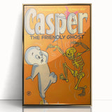 Vintage Comics Wall Art – Casper Retro Halloween Comic Poster