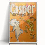 Vintage Comics Wall Art – Casper Retro Halloween Comic Poster