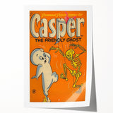 Vintage Comics Wall Art – Casper Retro Halloween Comic Poster
