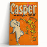 Vintage Comics Wall Art – Casper Retro Halloween Comic Poster