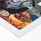 Vintage Comics Wall Art – Black Widow Retro Superhero Poster